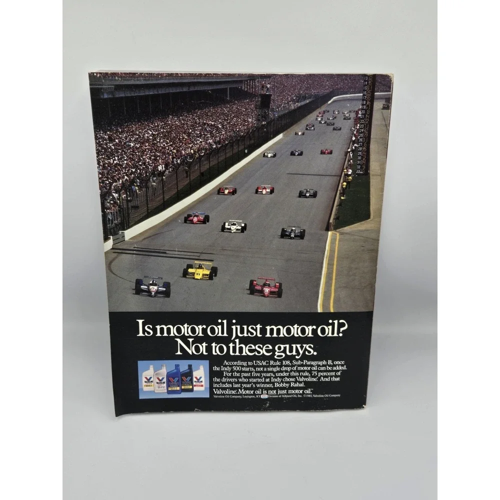 Vintage 1987 Indianapolis 500‎ Official Program Indy 500 Race Guide Collectible